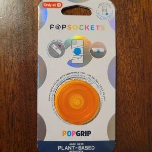 PopSocket PopGrip in Bright Orange Zest